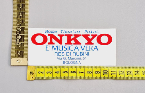 Adesivo onkyo home theather - adesivo,