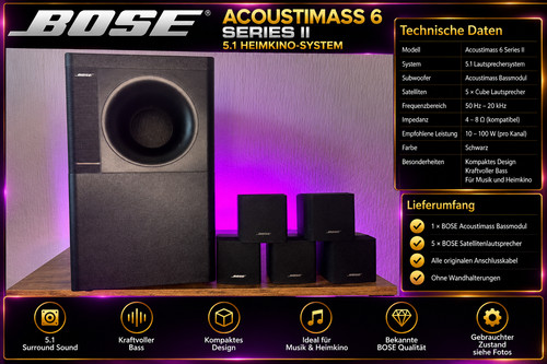 Bose acoustimass 6 - bose,